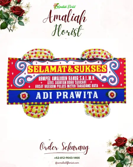 Papan Bunga Ucapan Selamat Tanalum