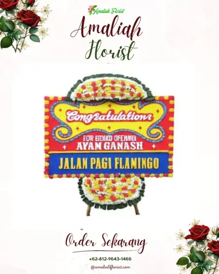 Sewa Papan Bunga Tanalum